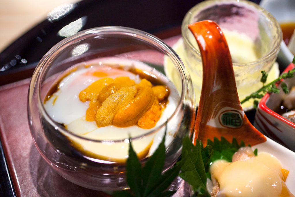 Seasonal platter at Machiya, a Japanese restaurant in Shanghai. Photos by Rachel Gouk. 