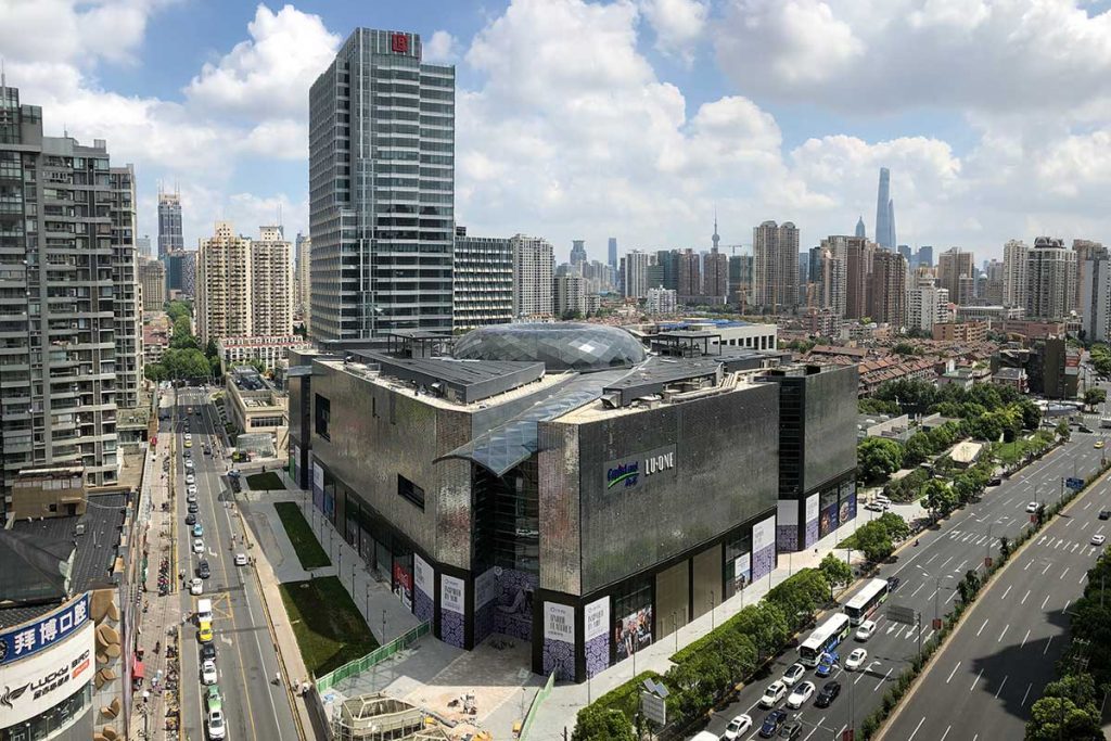 LuOne Capitaland Shopping Mall in Luwan District, Shanghai, China.