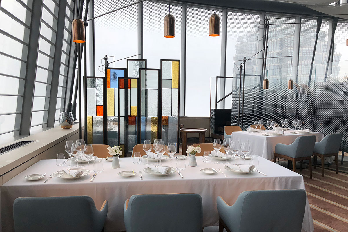 Maison Lameloise Shanghai - French Michelin 3-star restaurant opens in Shanghai Tower.