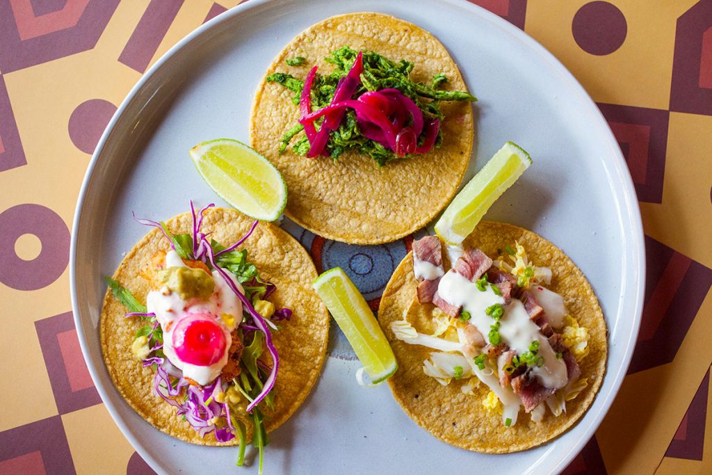 Tacos at FUNKA del Sur, Latin restaurant in Shanghai