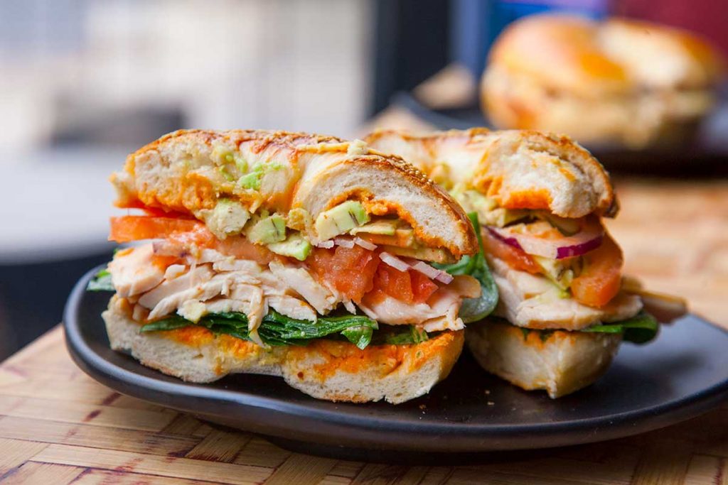 Bagel sandwiches from Spread The Bagel, Shanghai