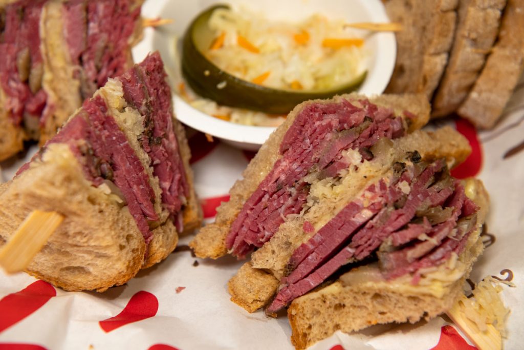 Sandwich at Tock's Montreal Deli in Shanghai. Photo by Rachel Gouk. 