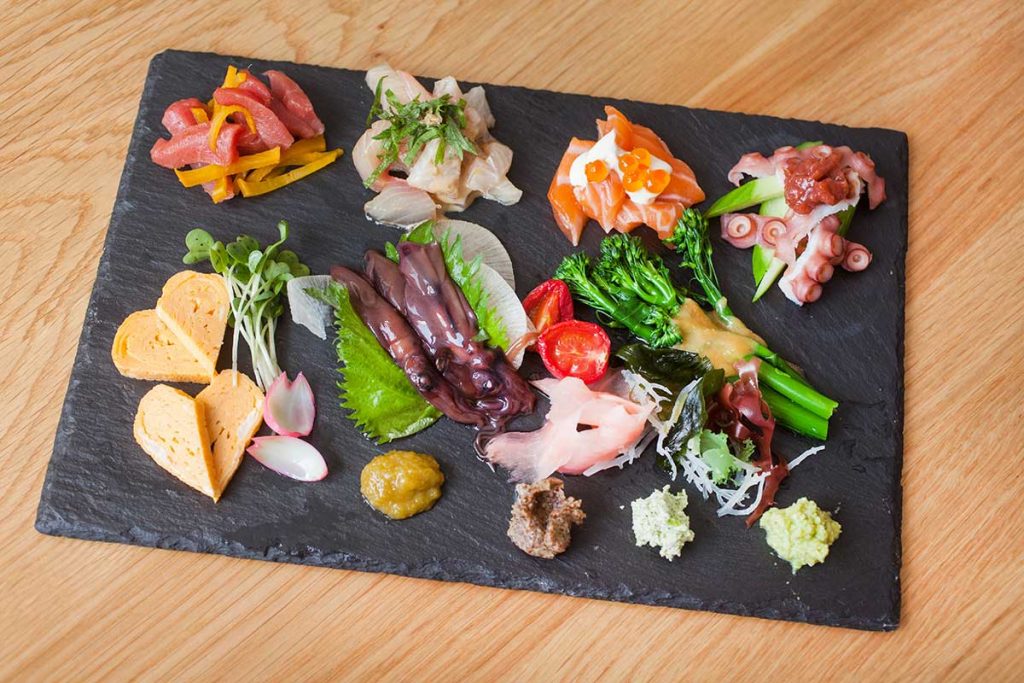 Xime, Japanese casual restaurant in Shanghai. DIY sushi platter. Photo by Rachel Gouk.