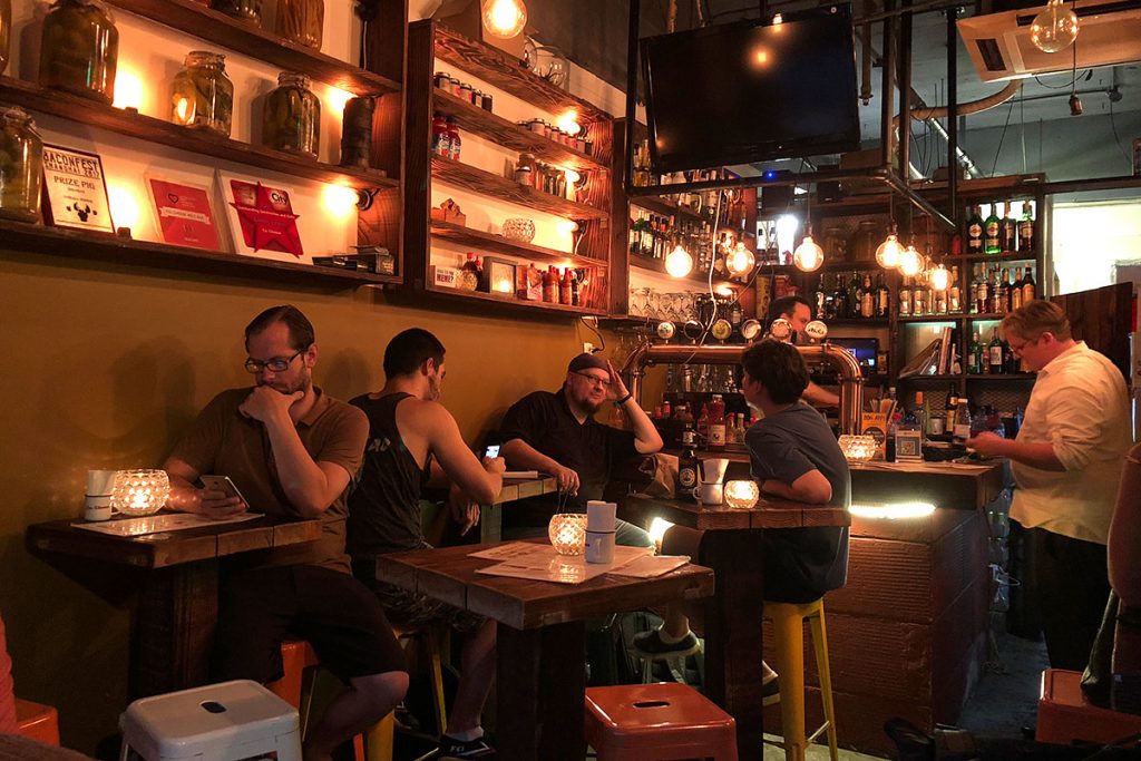 Co. Cheese Melt Bar on Yuyuan Lu, Shanghai. Grilled cheese sandwich shop and bar in Shanghai. Photo by Rachel Gouk. 