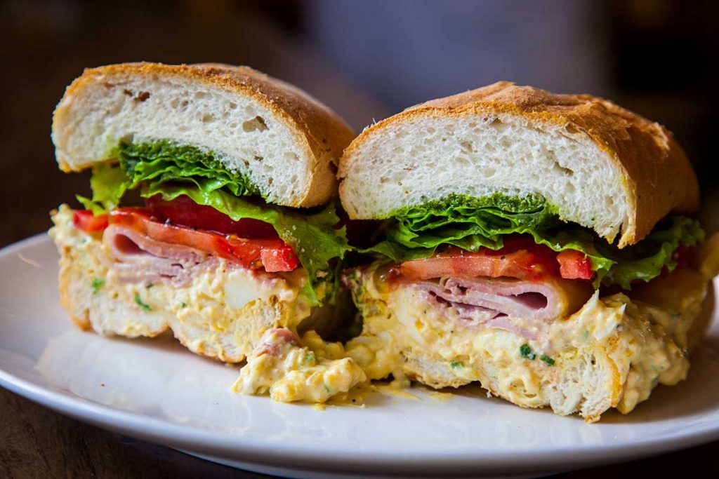 Sandwiches at Madison Kitchen by Austin Hu in Shanghai. Photo by Rachel Gouk. 