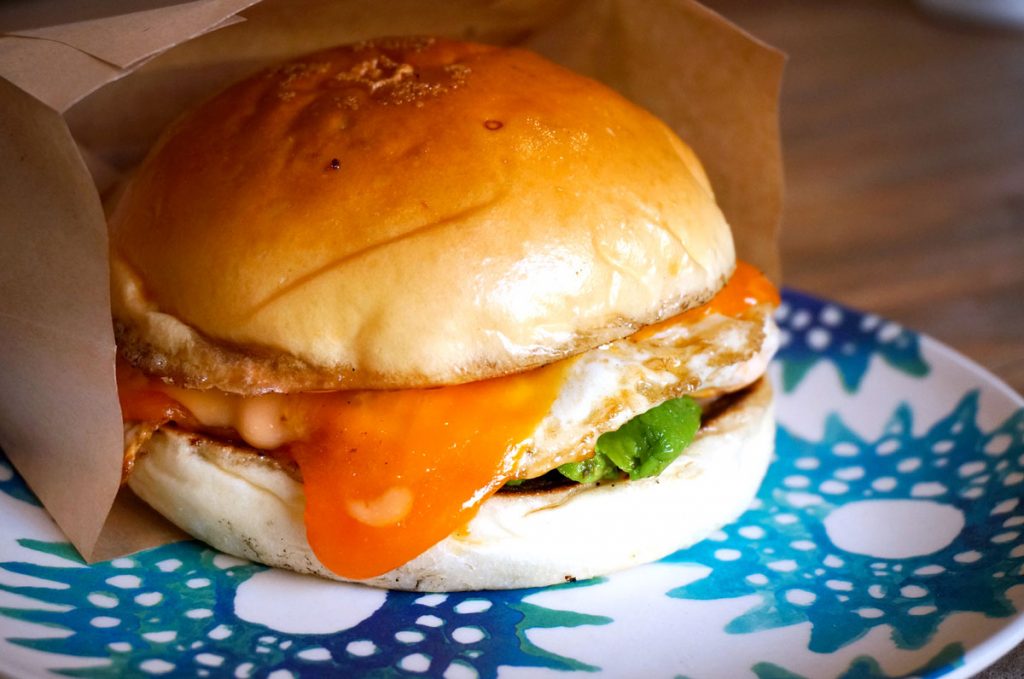 Breakfast Sandwich at RAC Bar and Cafe in Shanghai. Photo by Rachel Gouk. 