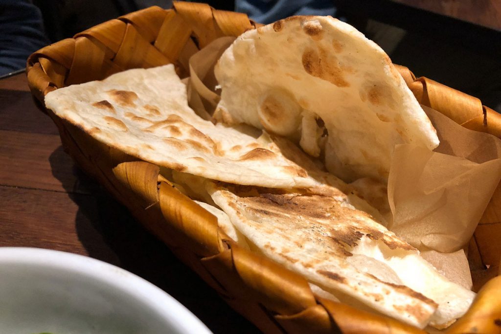 Naans at Currify, an Indian restaurant in Shanghai. Photos by Rachel Gouk