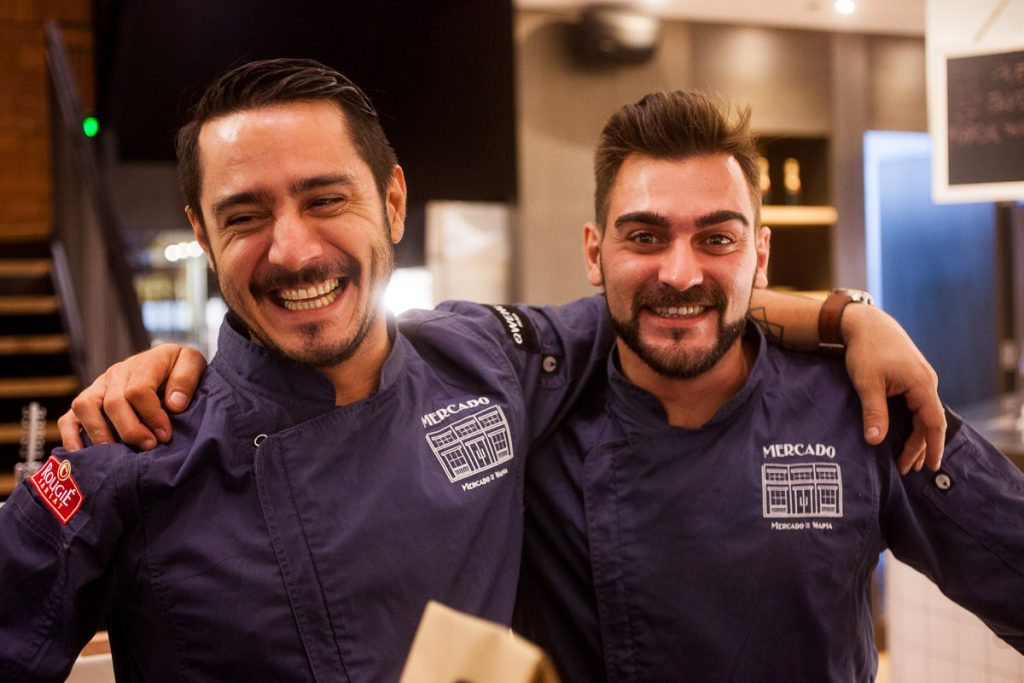 Mercado 505 is a deli, grocer, restaurant, and bar in Shanghai that serves a mainly Spanish menu and premium foods. (Photo by Rachel Gouk)