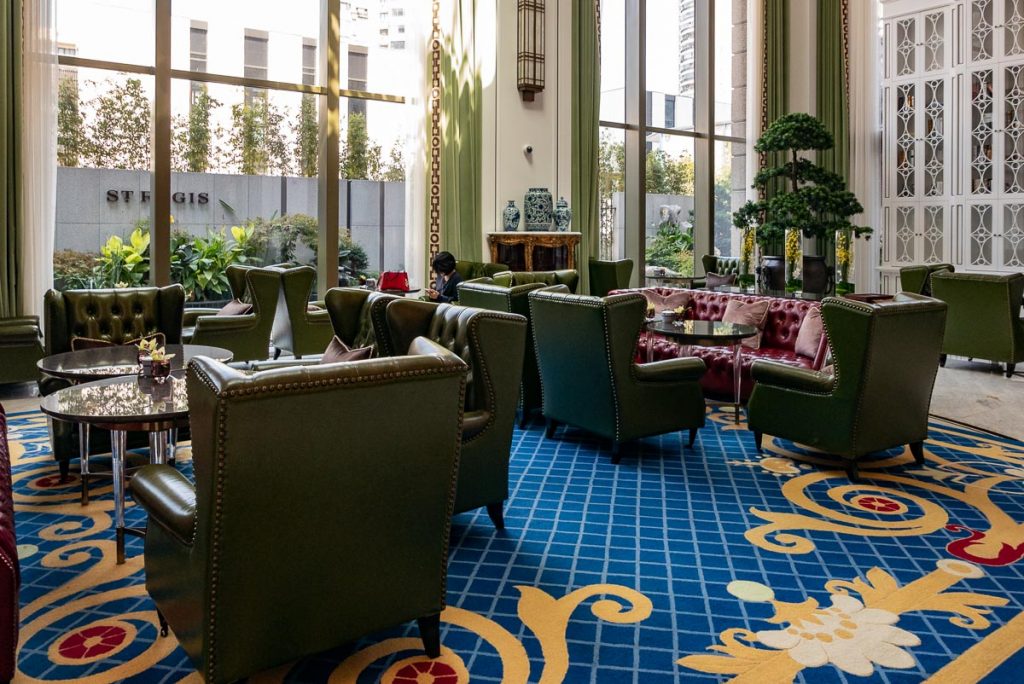 Hotels in Shanghai: St. Regis Shanghai. (Photo by Rachel Gouk)