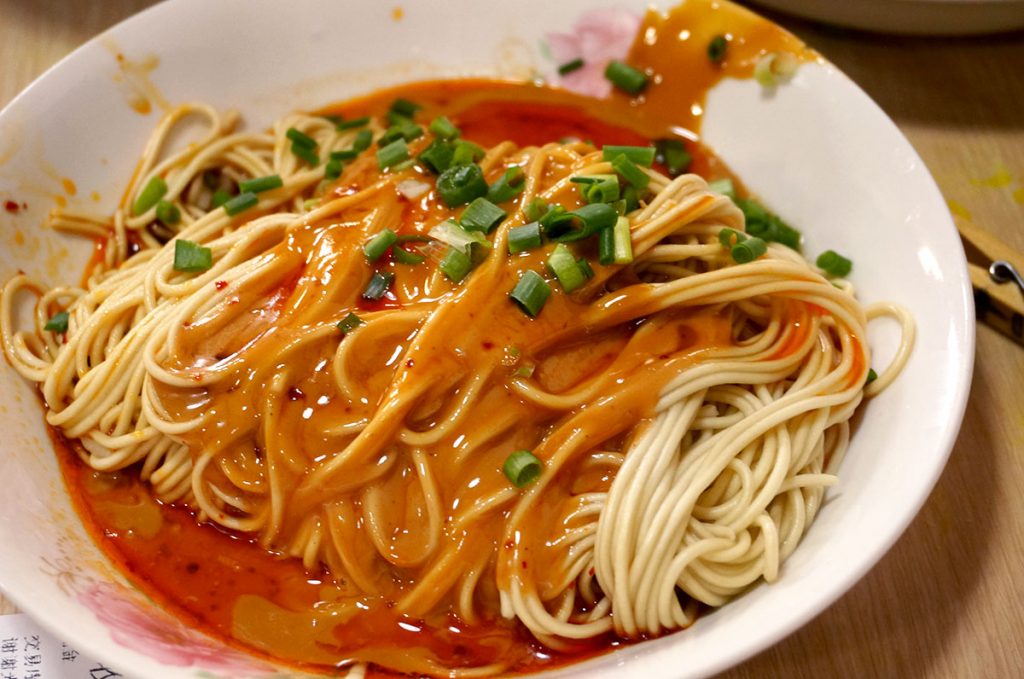 Noodles in Shanghai: Sesame Noodles at Wei Xiang Zhai (Photo by Rachel Gouk)
