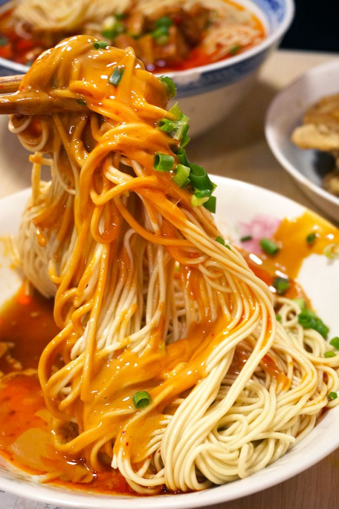 Noodles in Shanghai: Sesame Noodles at Wei Xiang Zhai (Photo by Rachel Gouk)