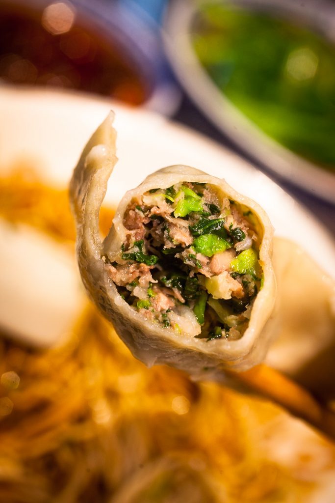 Goose Dumplings at Yi Ji E Guan, Yi's Noodle House, a local Chinese restaurant specializing in noodles and white-cut goose. Photo by Rachel Gouk.