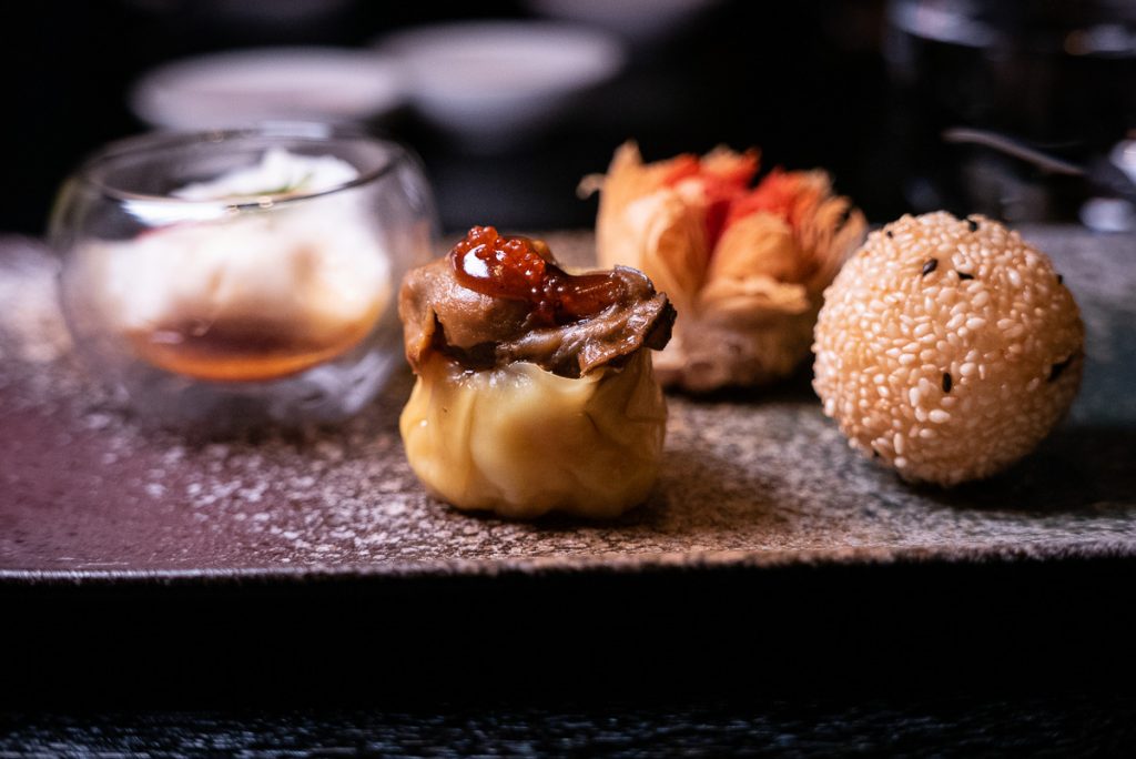 Dim Sum at Hakkasan Shanghai. Photo by Rachel Gouk.