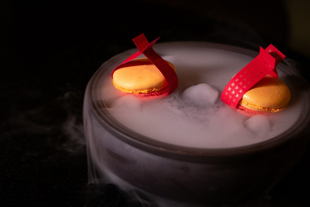 Macarons on the Chinese New Year Menu at Hakkasan Shanghai. Photo by Rachel Gouk.
