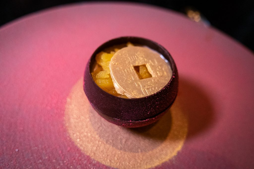 Dessert on the Chinese New Year Menu at Hakkasan Shanghai. Photo by Rachel Gouk.
