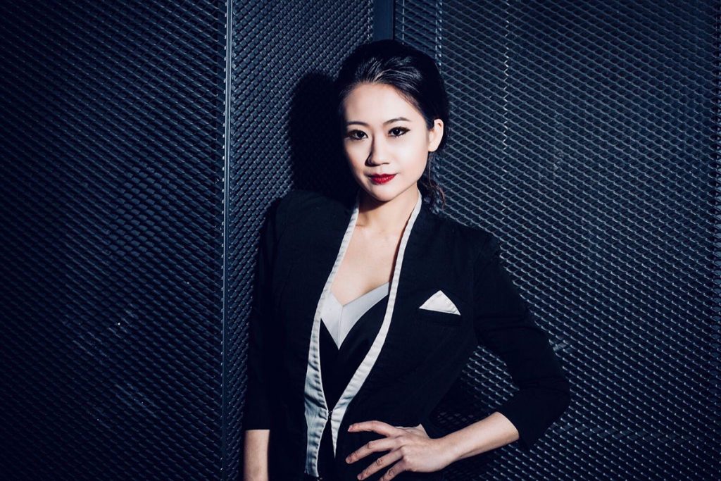 Jackie Lo, a bartender in Shanghai.