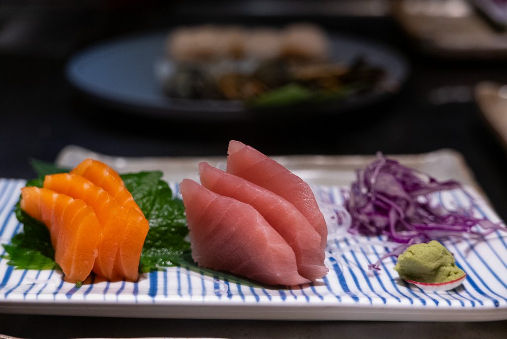 Sashimi at Kagen, a popular Japanese teppanyaki restaurant in Shanghai. Photo by Rachel Gouk.