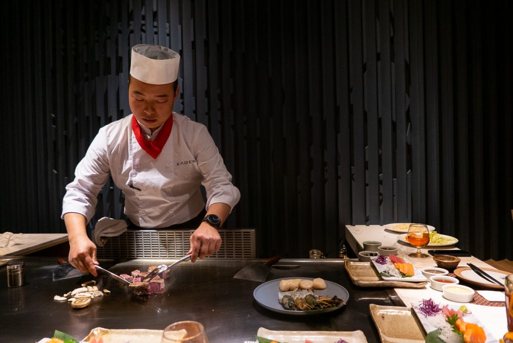 Kagen, a popular Japanese teppanyaki restaurant in Shanghai. Photo by Rachel Gouk.