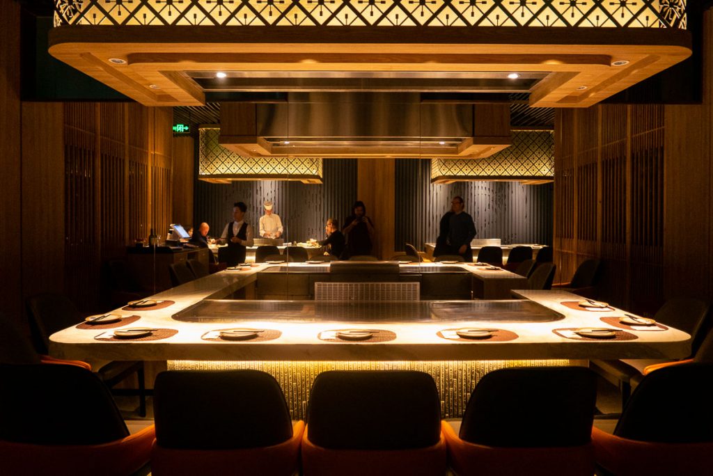 Kagen, a popular Japanese teppanyaki restaurant in Shanghai. Photo by Rachel Gouk.