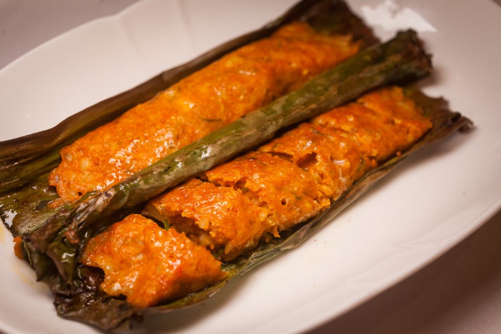 Otak-Otak at Lion, contemporary Nanyang restaurant in Xintiandi, Shanghai.  Photo by Rachel Gouk. 