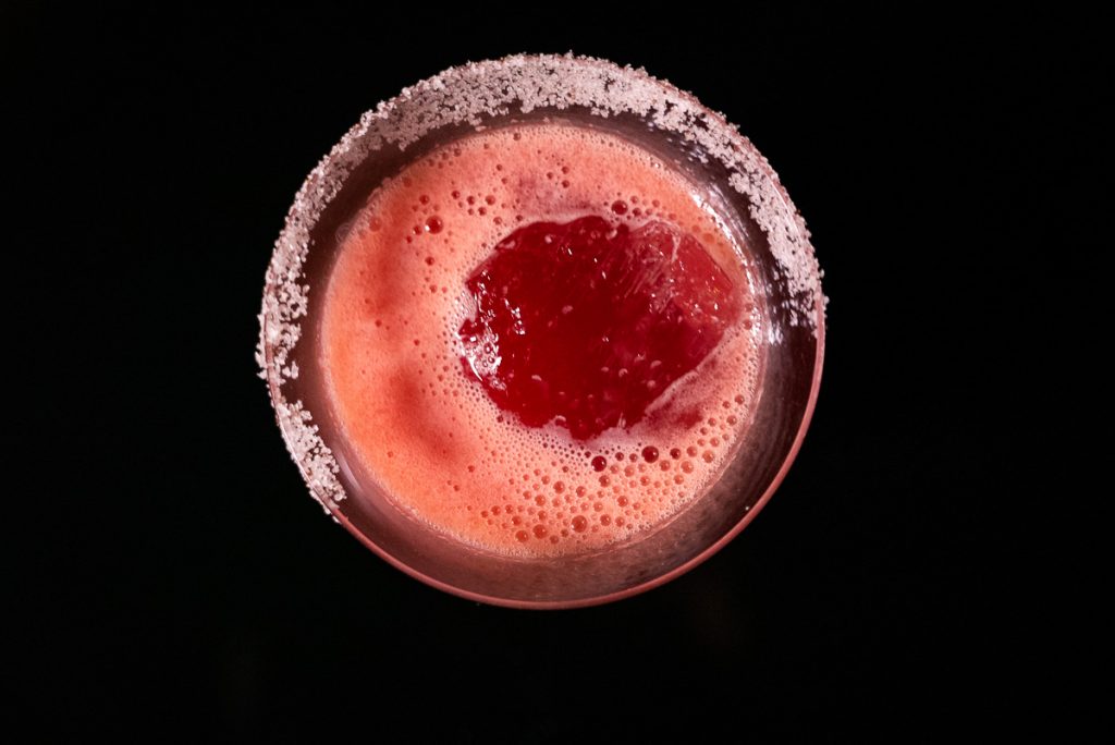 Juicy, a Cocktail at Monkey, a cocktail bar and lounge in Shanghai. Photo by Rachel Gouk.