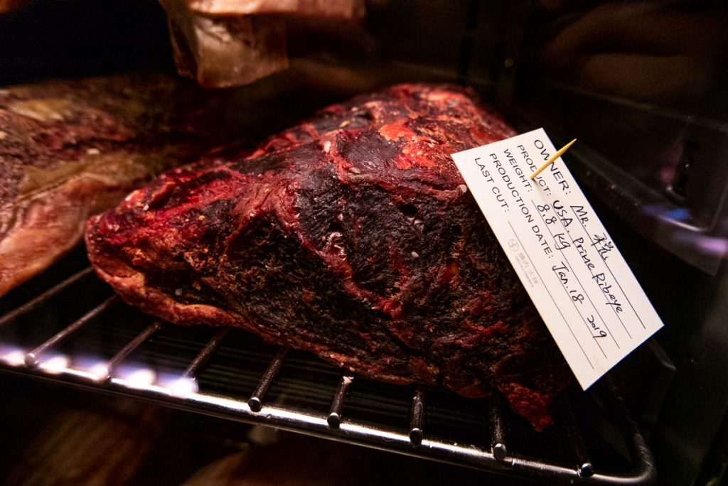 Nakama, a Japanese restaurant in Shanghai specializing in high-grade beef yakiniku. Photo by Rachel Gouk.