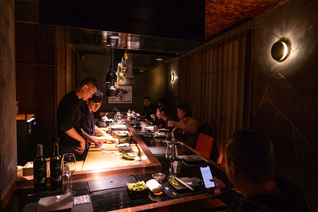Nakama, a Japanese restaurant in Shanghai specializing in high-grade beef yakiniku. Photo by Rachel Gouk.