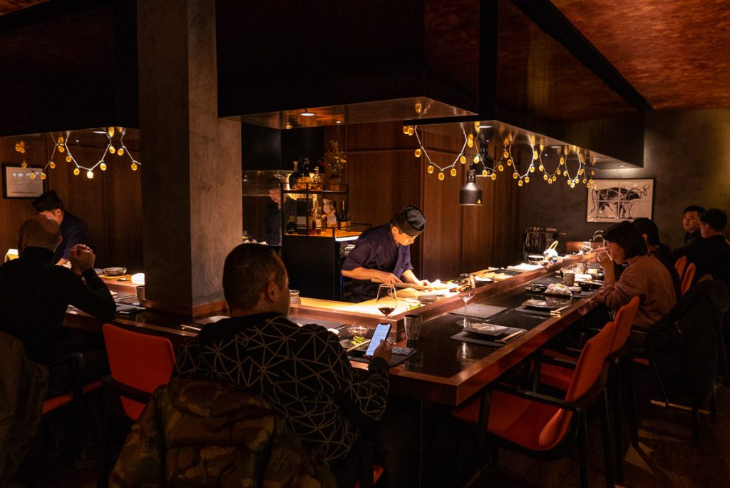 Nakama, a Japanese restaurant in Shanghai specializing in high-grade beef yakiniku. Photo by Rachel Gouk.