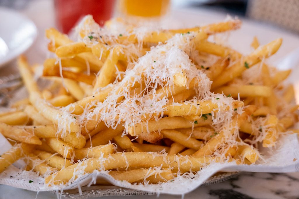 Singapore's popular PS.Cafe opens in Shanghai. Truffle Shoestring Fries is their most popular dish. Photo by Rachel Gouk.