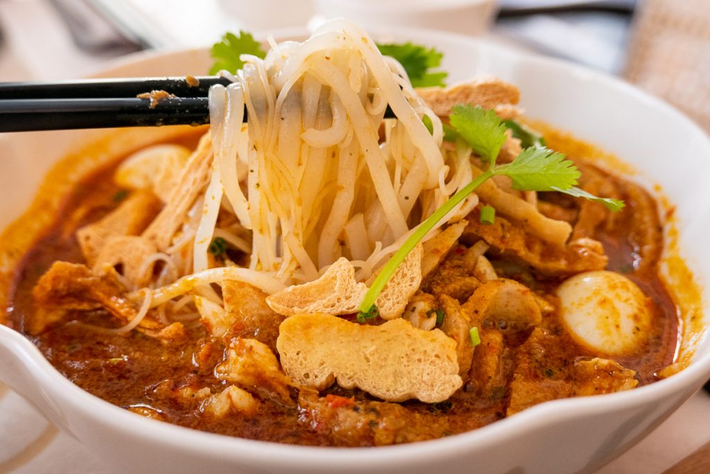 Singapore's popular PS.Cafe opens in Shanghai. Malaysian Crab and Prawn Laksa. Photo by Rachel Gouk.