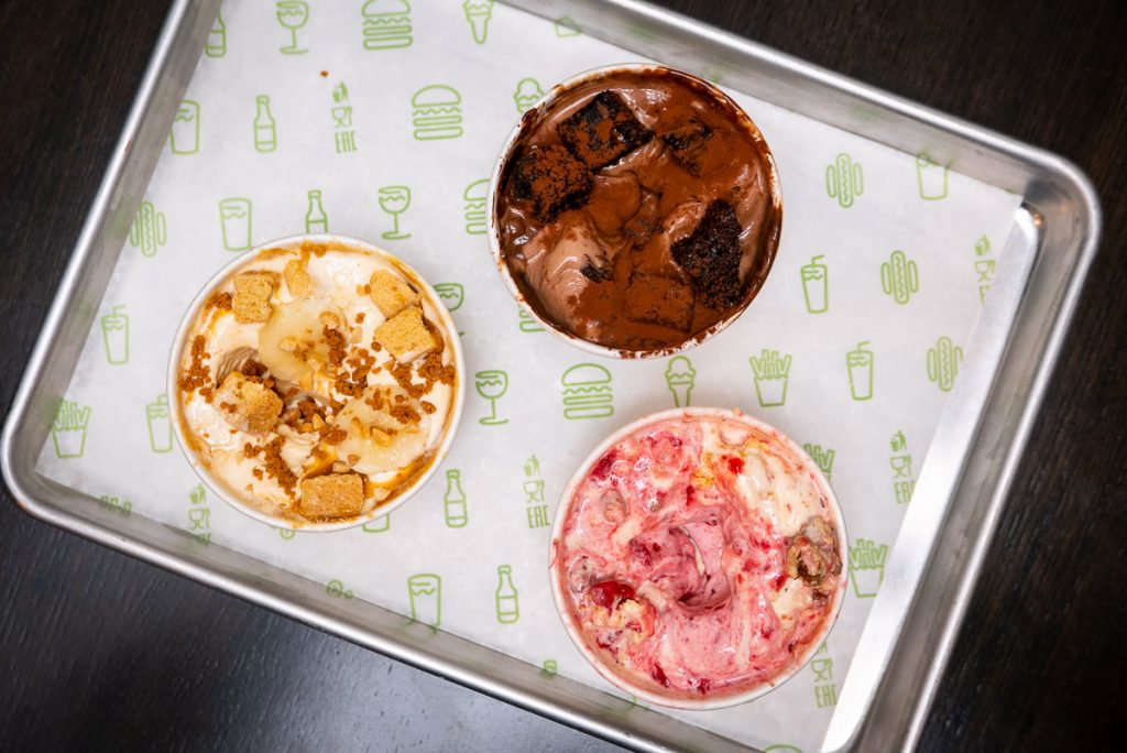 Shake Shack opens in Shanghai's Xintiandi. Here pictured: Concretes for Shanghai. Photo by Rachel Gouk.