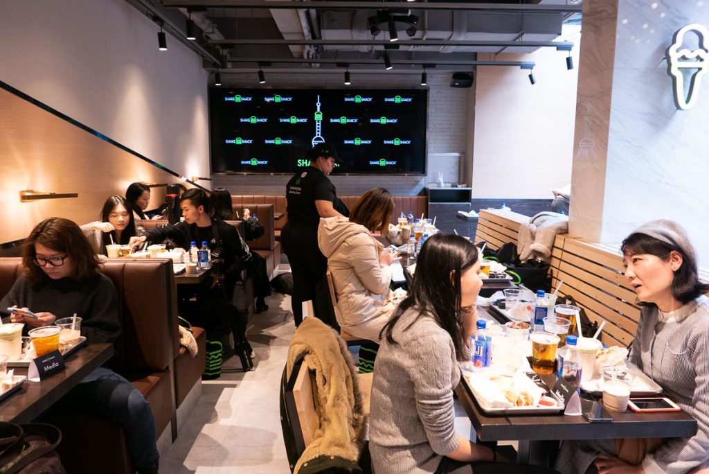 Shake Shack opens in Shanghai's Xintiandi, a popular lifestyle destination. This is Shake Shack's first location in mainland China. Photo by Rachel Gouk.