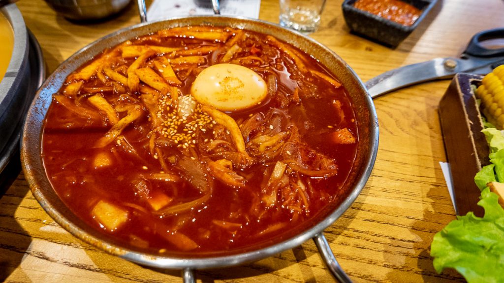 Kang Ho Dong Baekjeong, a Korean barbecue restaurant in Shanghai.