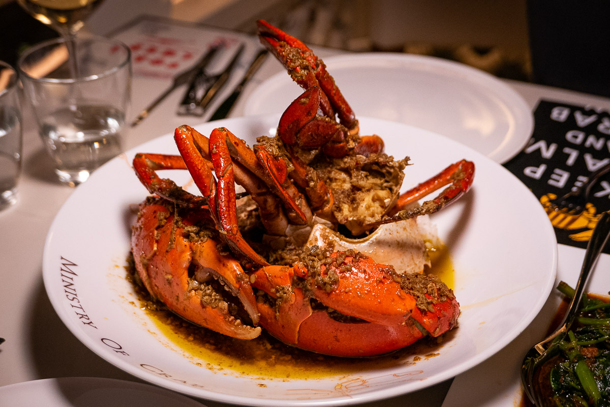 Crab at Ministry of Crab Shanghai. Photo by Rachel Gouk