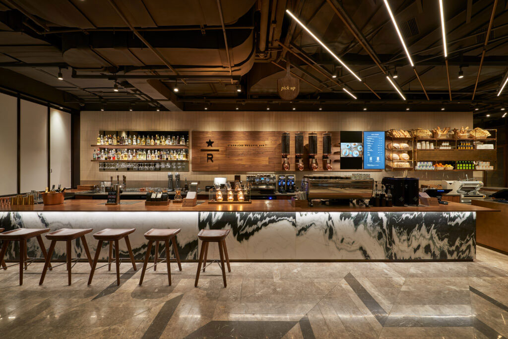 Starbucks Reserve Bakery Cafe in Shanghai, China.