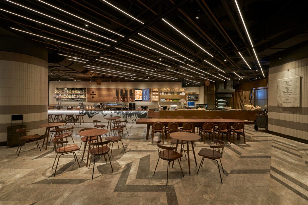 Starbucks opens its first Reserve Bakery Cafe in Shanghai, China, an all-day dining cafe with Italian bakery chain Princi.