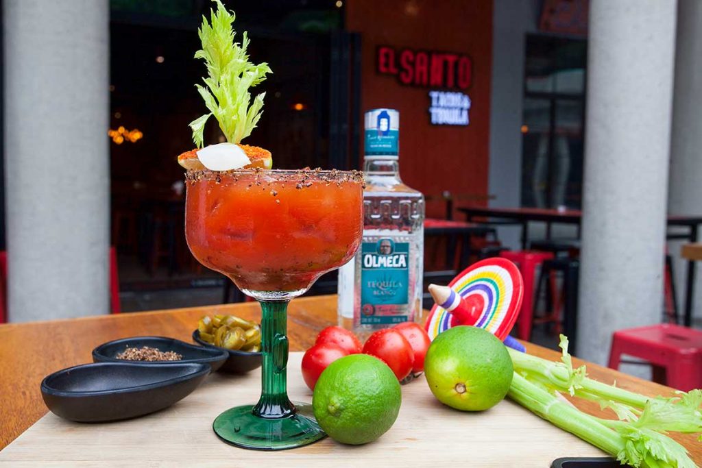 Bloody Mary cocktails in Shanghai: El Santo. Photo by Rachel Gouk.