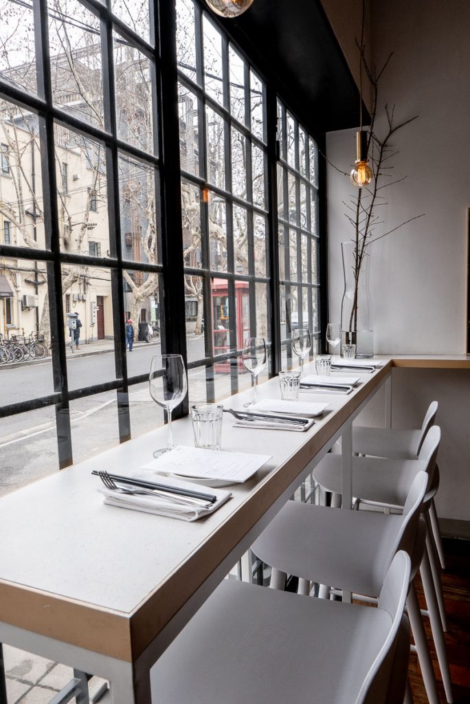 Bird, a casual restaurant and bar in Shanghai serving small, sharing plates with a hint of Chinese ingredients. Photo by Rachel Gouk.