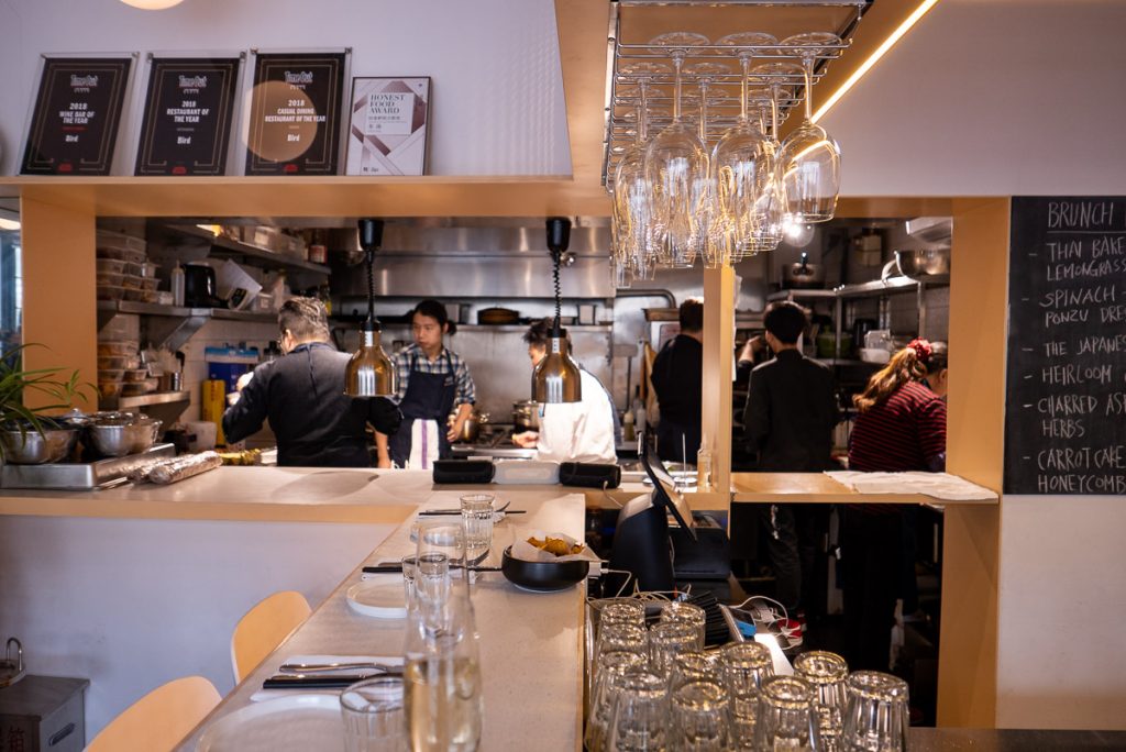 Bird, a casual restaurant and bar in Shanghai serving small, sharing plates with a hint of Chinese ingredients. Photo by Rachel Gouk.