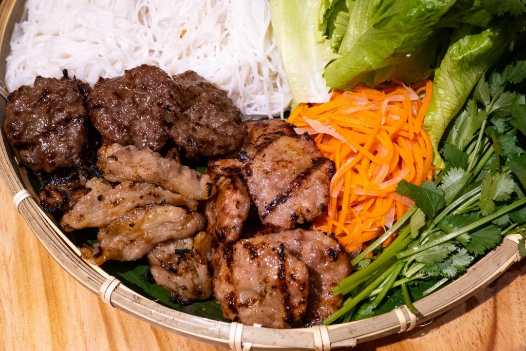 Bun Cha Cha, a Vietnamese restaurant in Shanghai specializing in bun cha. Photo by Rachel Gouk.