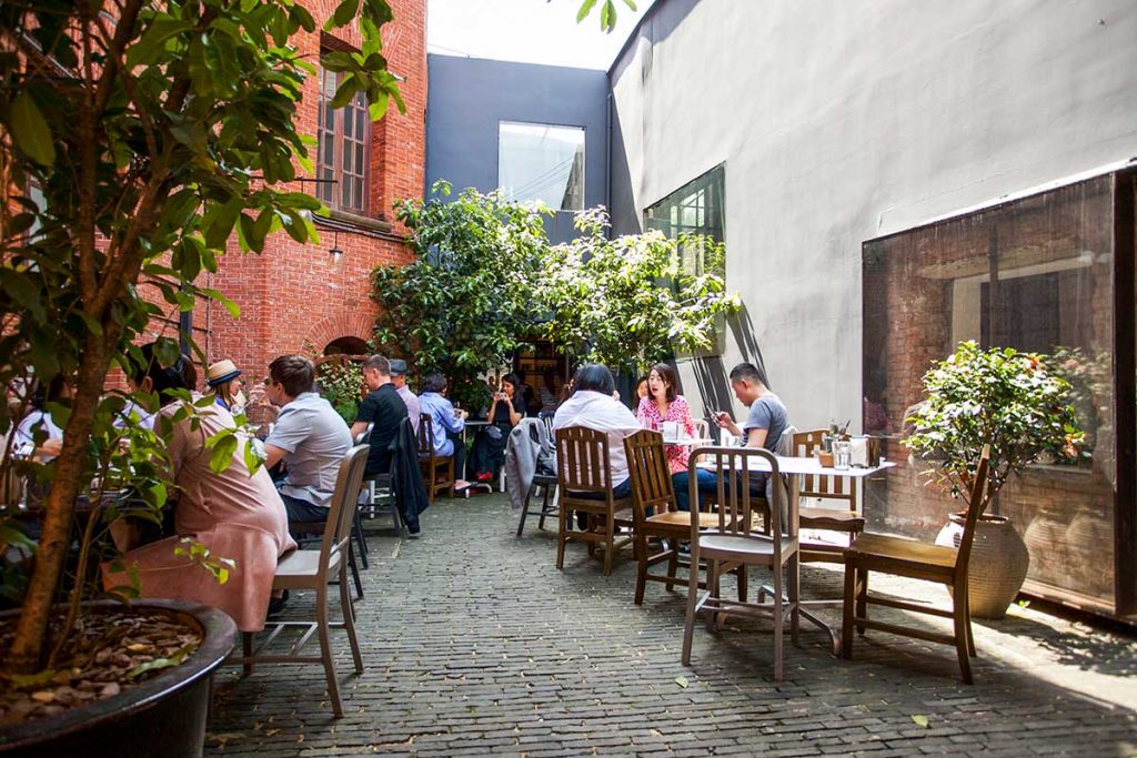 The Commune Social, a popular Mediterranean restaurant in Shanghai, good for brunch. Photo by Rachel Gouk.