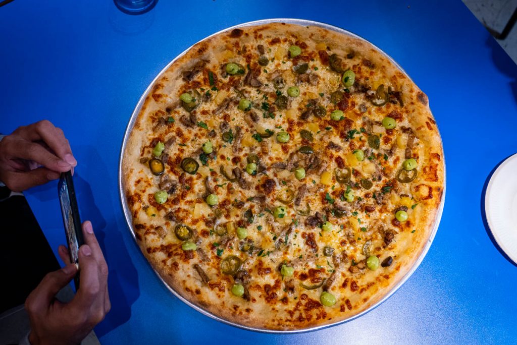Homeslice Shanghai, a popular New York style pizza place in Shanghai. Photo by Rachel Gouk.