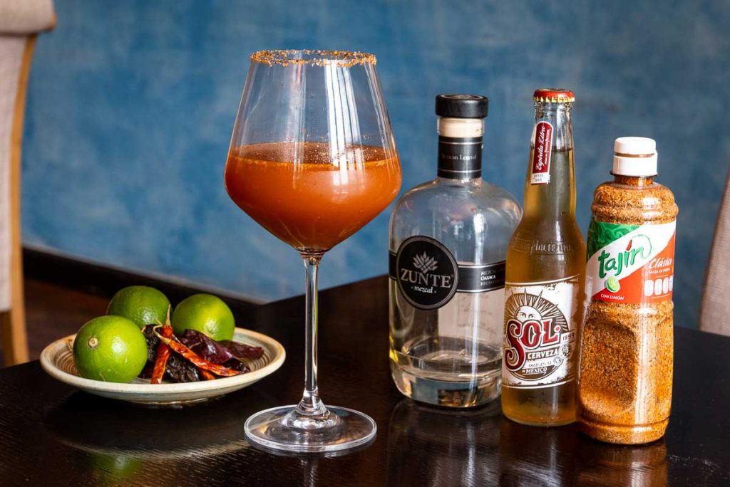 Bloody Mary cocktails in Shanghai: Mezcalada at Maya. Photo by Rachel Gouk.
