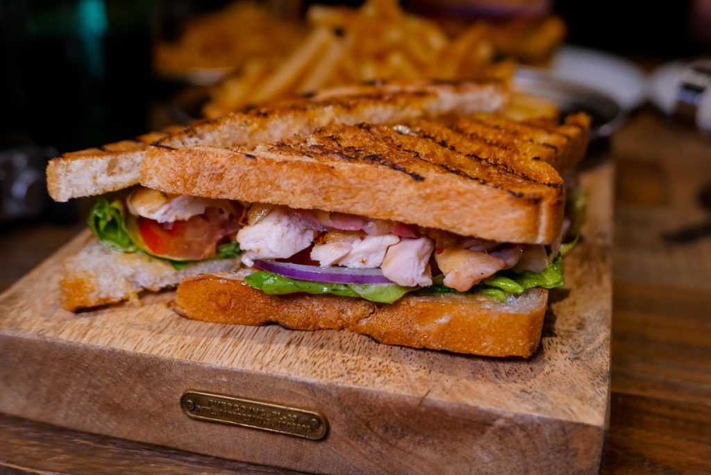 Best sandwiches in Shanghai: The club sandwich at Polux, Xintiandi. Photo by Rachel Gouk @ Nomfluence