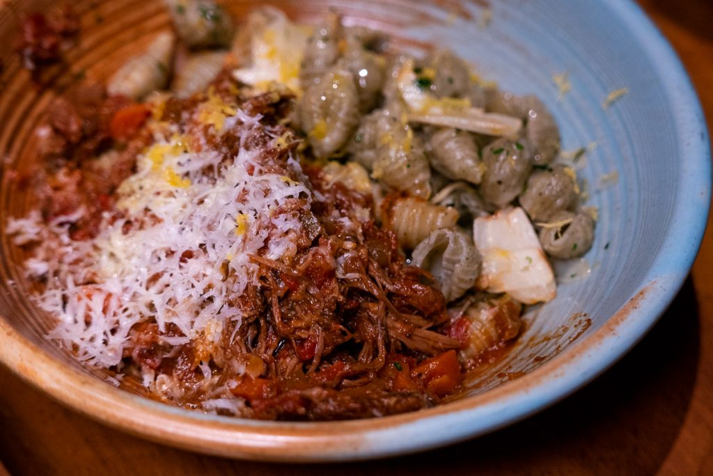 Pasta at C Pearl, a seafood and oyster restaurant in Pudong Century Link mall.
