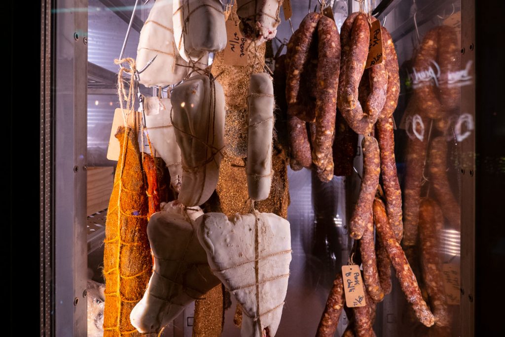House made charcuterie at C Pearl, a seafood and oyster restaurant in Pudong Century Link mall.
