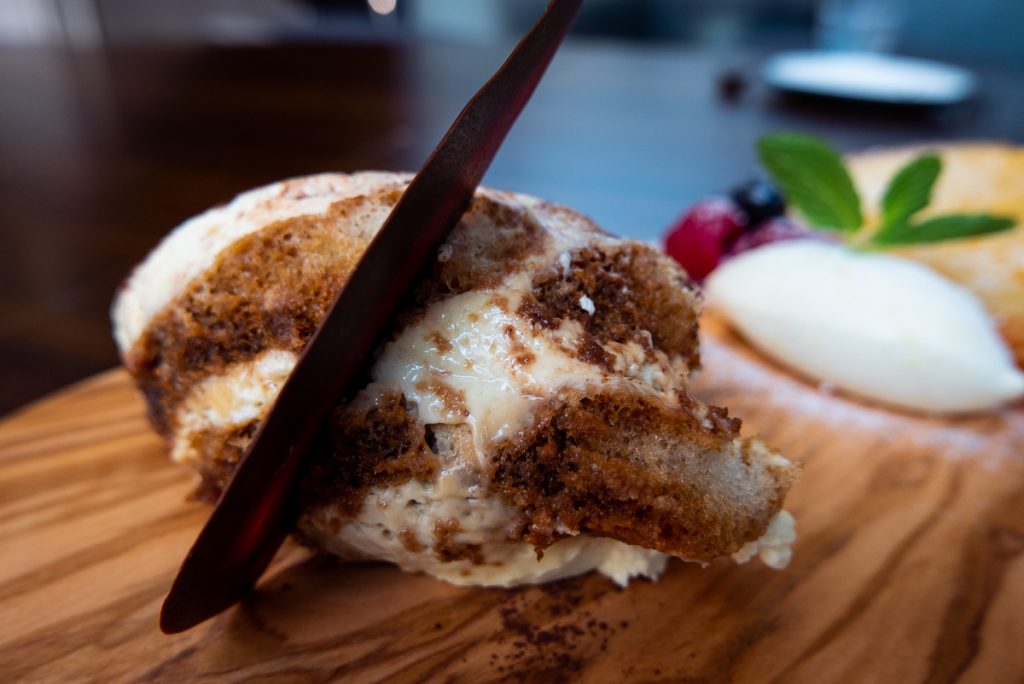 Tiramisu at Frasca Italian restaurant at the Middle House, Shanghai. Photo by Rachel Gouk. 