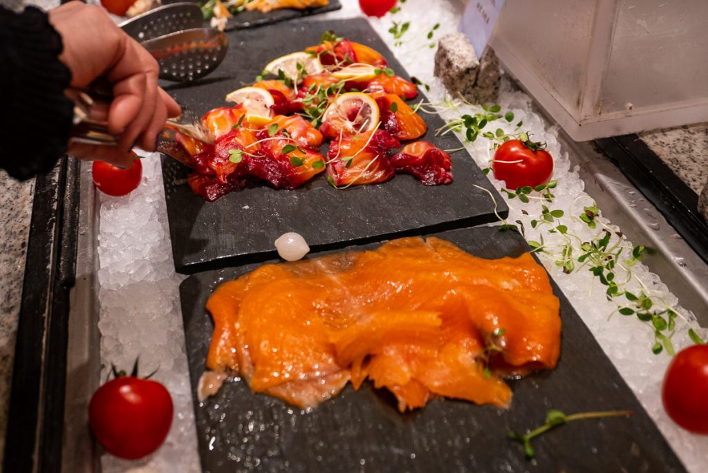 The brunch buffet at Portman's Restaurant, Portman Ritz-Carlton Shanghai. Photo by Rachel Gouk.