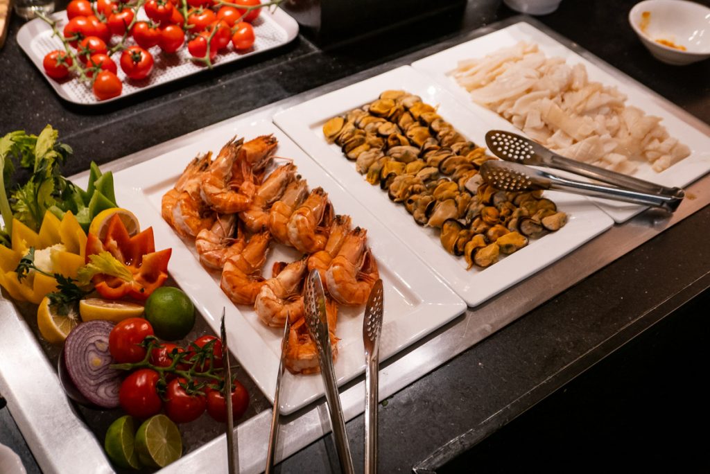 The brunch buffet at Portman's Restaurant, Portman Ritz-Carlton Shanghai. Photo by Rachel Gouk.