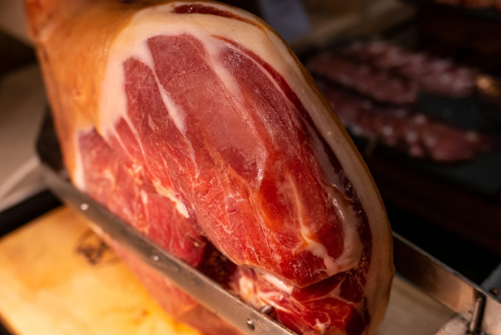 Cold cuts at The brunch buffet at Portman's Restaurant, Portman Ritz-Carlton Shanghai. Photo by Rachel Gouk.